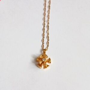 Gold Spinning Fidgeting Necklace